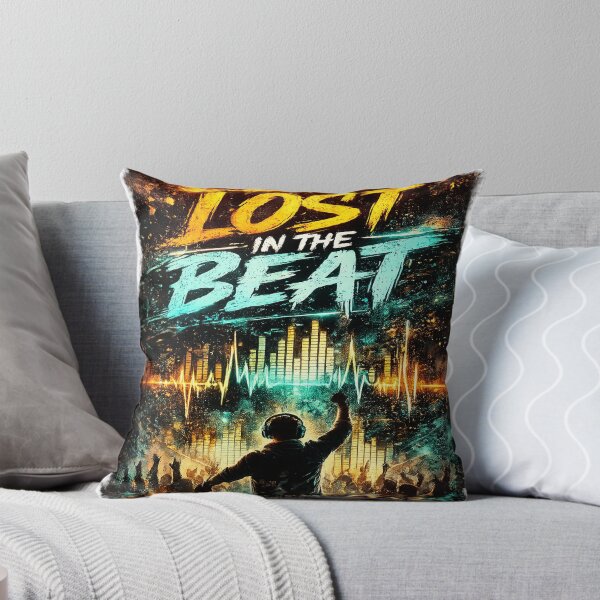 Item preview, Lost in the Beat – EDM DJ Festival House Music T-Shirt designed and sold by Pecata.