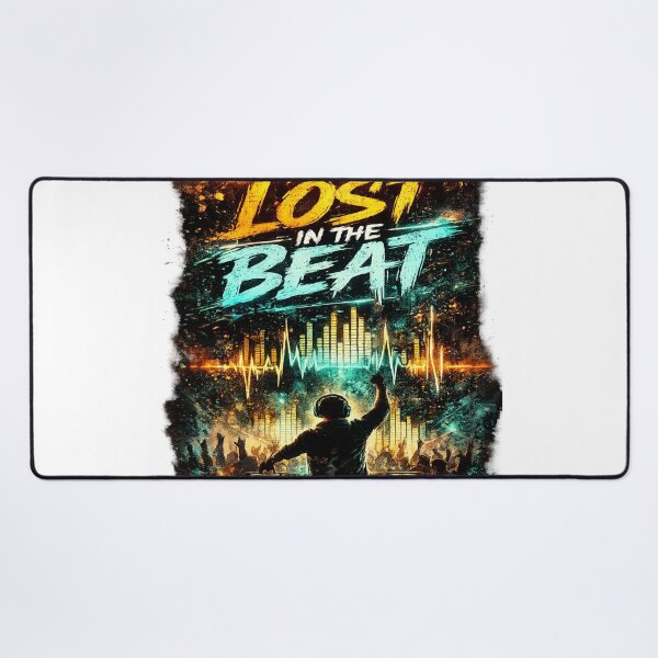 Item preview, Lost in the Beat – EDM DJ Festival House Music T-Shirt designed and sold by Pecata.