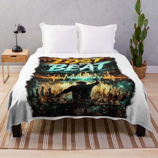 Item preview, Lost in the Beat – EDM DJ Festival House Music T-Shirt designed and sold by Pecata.