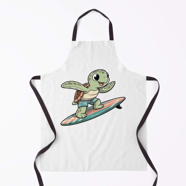 Item preview, Cute Summer Turtle Riding a Surfboard designed and sold by SOUFIANE1991.