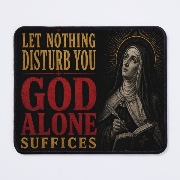 Item preview, God Alone Suffices — Saint Teresa of Ávila Vintage Catholic Design designed and sold by Crux Fidelis.