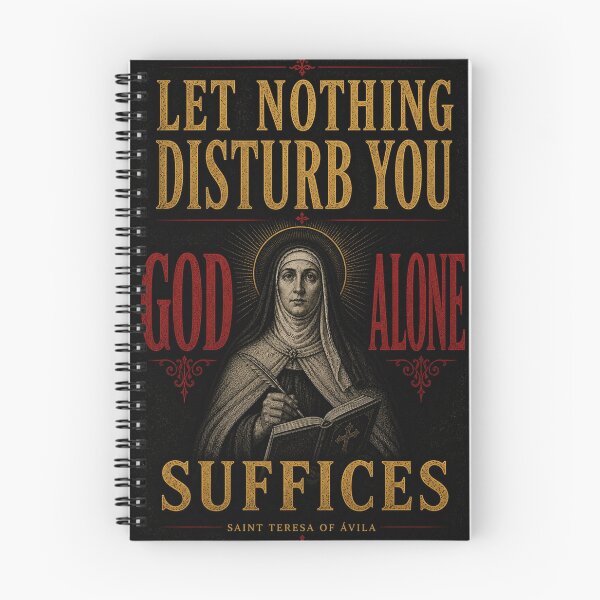 Item preview, God Alone Suffices — Saint Teresa of Ávila Vintage Catholic Design designed and sold by Crux Fidelis.