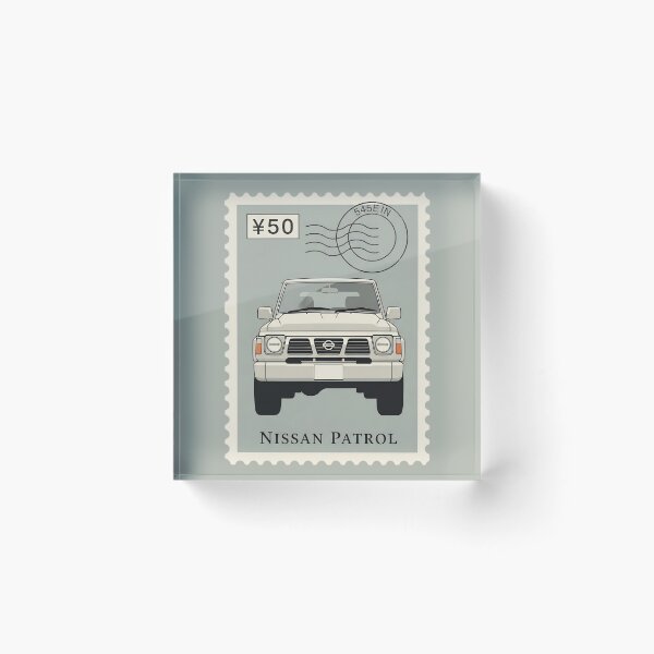 Item preview, Nissan Patrol Classic 4x4 Off-Road Vintage Postage Stamp Art designed and sold by Motorline44.