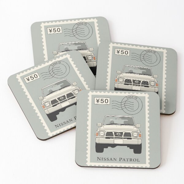 Item preview, Nissan Patrol Classic 4x4 Off-Road Vintage Postage Stamp Art designed and sold by Motorline44.