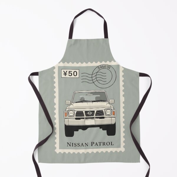 Item preview, Nissan Patrol Classic 4x4 Off-Road Vintage Postage Stamp Art designed and sold by Motorline44.