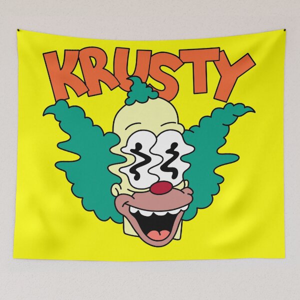 Item preview, Krusty the Psychedelic (with name tag) designed and sold by ZERO-MIND.