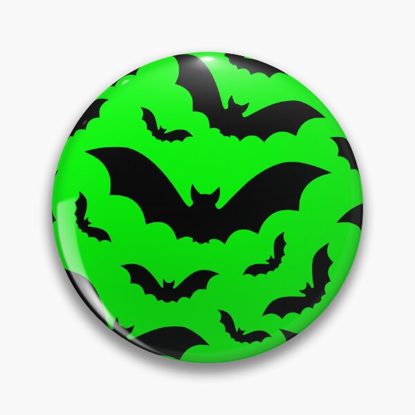 Item preview, acid green halloween vampire bats gothic designed and sold by Gossip Rag.
