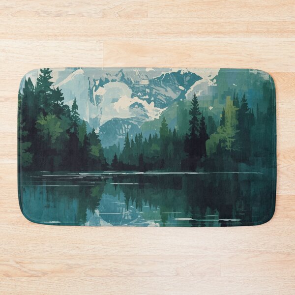 Item preview, Still Pines, Mirrored Sky designed and sold by AbstractAnom.