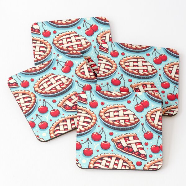 Item preview, Playful Cherry Pie Seamless Repeat Pattern designed and sold by Apex Designs.