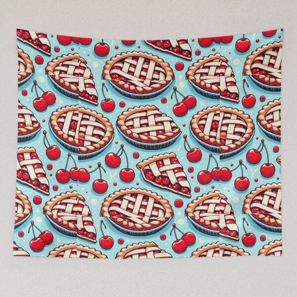 Item preview, Playful Cherry Pie Seamless Repeat Pattern designed and sold by Apex Designs.