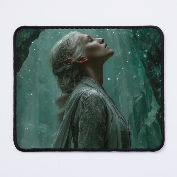 Item preview, Ethereal Elven Queen | Mystical Fantasy Portrait Art designed and sold by CosmicAnomaly.