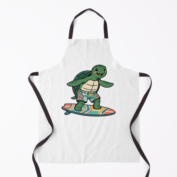 Item preview, Cute Summer Turtle Riding a Surfboard designed and sold by SOUFIANE1991.