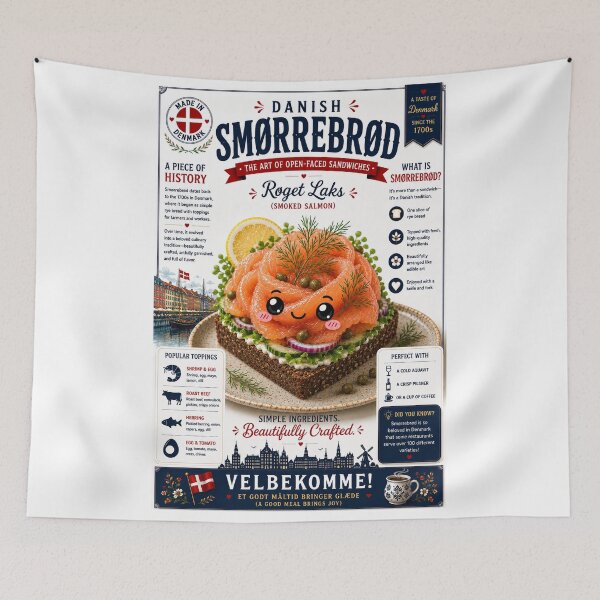 Item preview, Happy Smorrebrod designed and sold by 1mooreroy.
