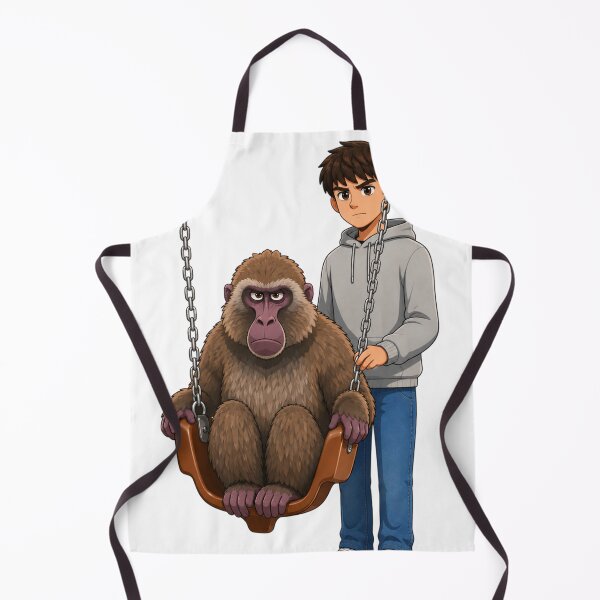 Item preview, Just a Casual Baboon Swing Ride designed and sold by BigBrainPrints.