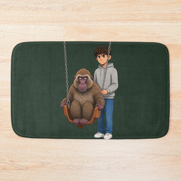 Item preview, Just a Casual Baboon Swing Ride designed and sold by BigBrainPrints.