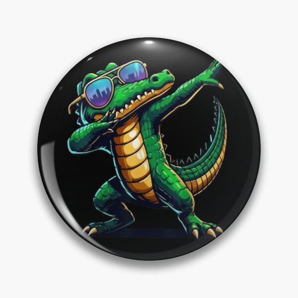 Item preview, Dabbing Crocodile with Sunglasses Alligator Animal designed and sold by trendnest_shop.