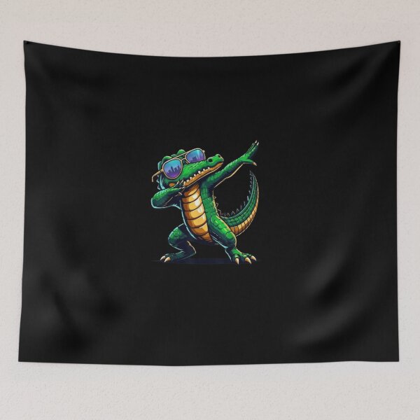 Item preview, Dabbing Crocodile with Sunglasses Alligator Animal designed and sold by trendnest_shop.