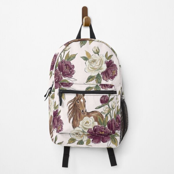 Item preview, Horses And Peonies designed and sold by LeosCloset.