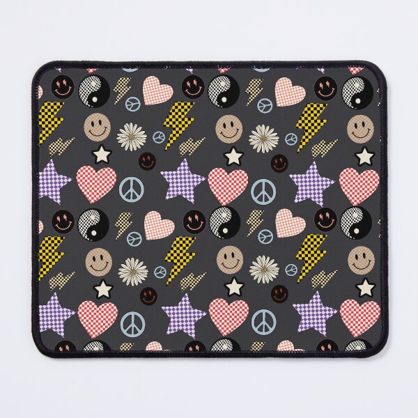 Item preview, Retro Checkerboard Smiley Pattern For Indie Streetwear Lovers designed and sold by FreshVibe Prints.