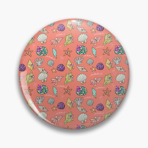 Item preview, Coastal Coquette Seashell Pattern Cute Beach Vacation Vibes designed and sold by FreshVibe Prints.
