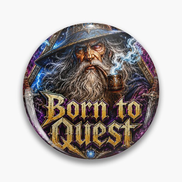 Item preview, Born to Quest designed and sold by Vintage Vibes by Paul Boyer.