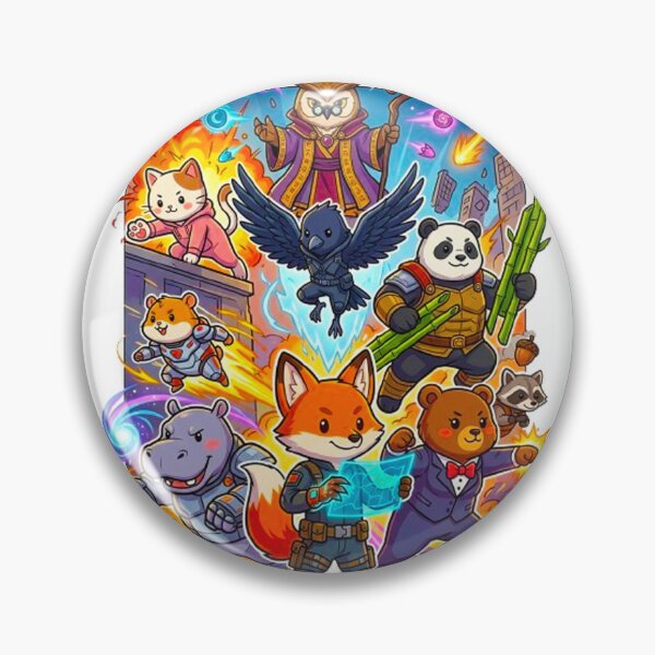 Item preview, Mochi Paw Universe Heroes - Epic Animal Squad Action Adventure Poster designed and sold by MT-Hub | Cute Aesthetic Art, Stickers & Phone Cases.