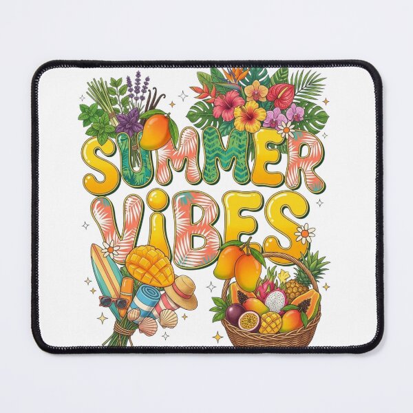 Item preview, Summer Vibes - Colorful Tropical Fruit & Floral Art designed and sold by PeplumiArt.
