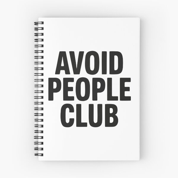 Item preview, Avoid People Club Introvert Humor designed and sold by HandicraftArt.