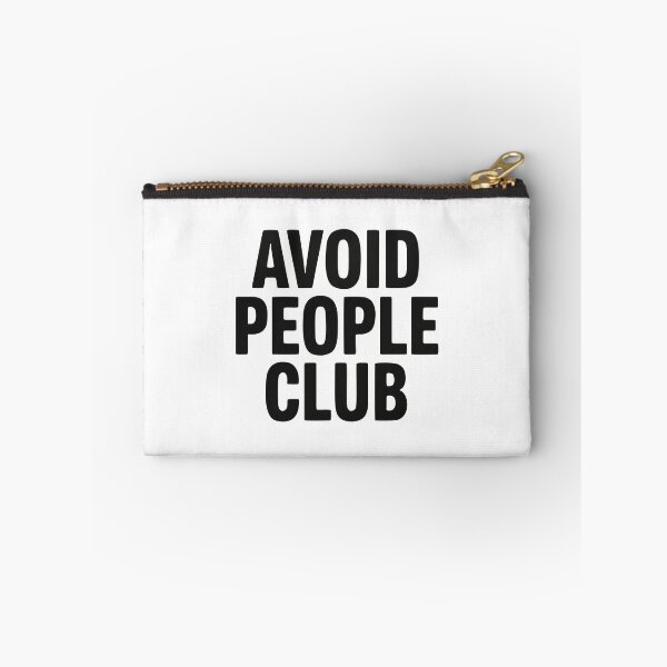 Item preview, Avoid People Club Introvert Humor designed and sold by HandicraftArt.