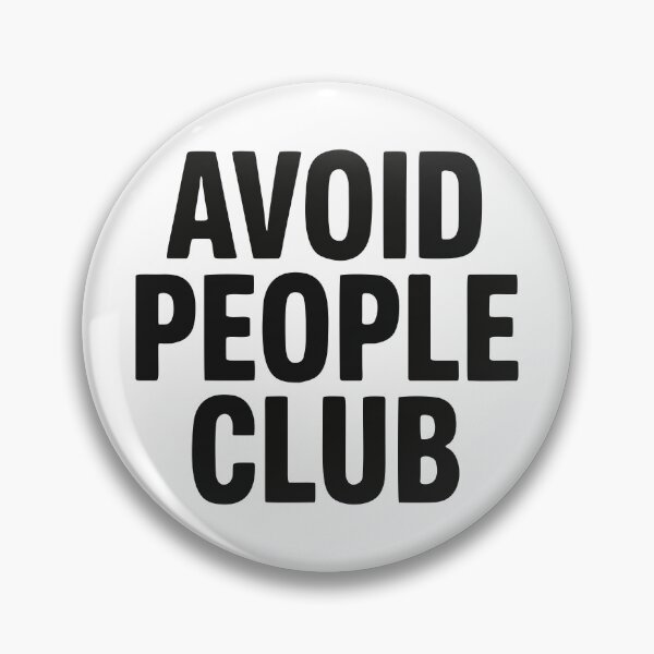 Item preview, Avoid People Club Introvert Humor designed and sold by HandicraftArt.