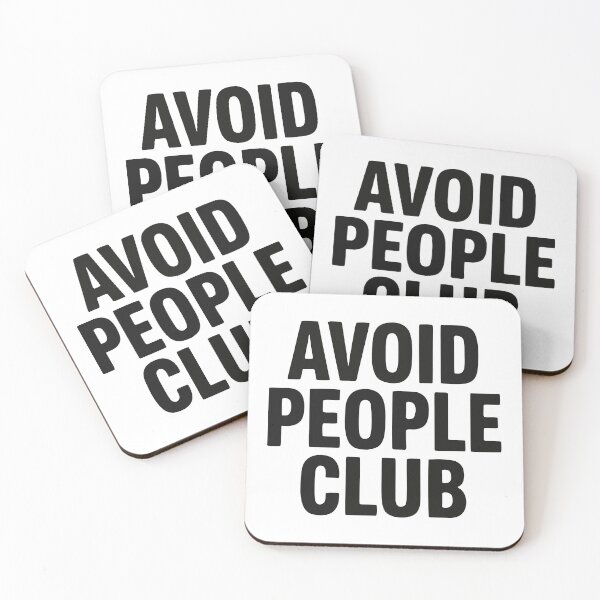 Item preview, Avoid People Club Introvert Humor designed and sold by HandicraftArt.