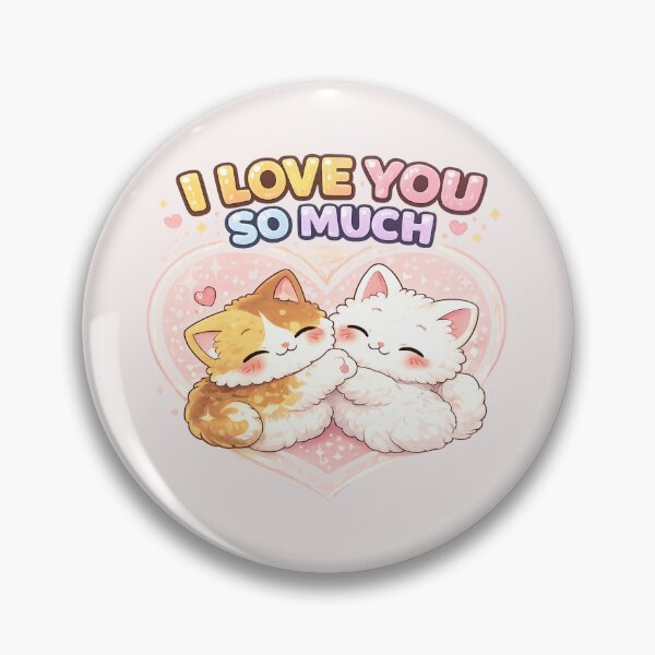 Item preview, Mochi & Lumi – I Love You So Much Cats ? designed and sold by Mochi Studio.