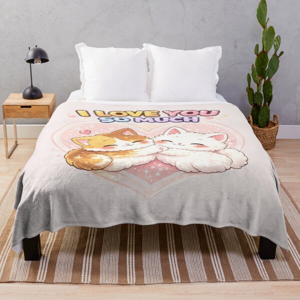 Item preview, Mochi & Lumi – I Love You So Much Cats ? designed and sold by Mochi Studio.