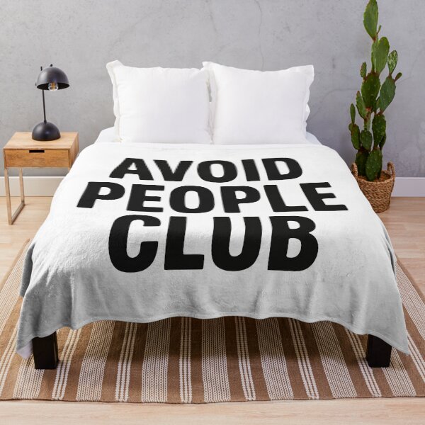 Item preview, Avoid People Club Introvert Humor designed and sold by HandicraftArt.