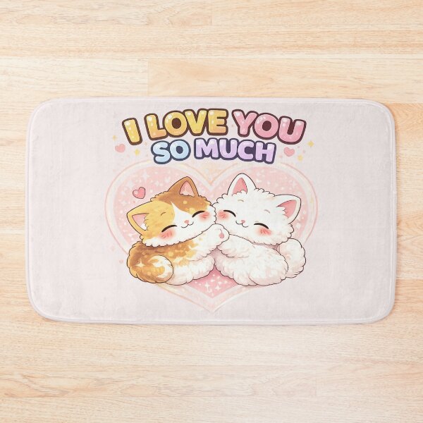 Item preview, Mochi & Lumi – I Love You So Much Cats ? designed and sold by Mochi Studio.