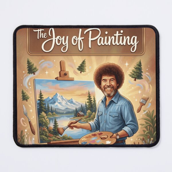 Item preview, Bob Ross designed and sold by ViralVisionsCreating .
