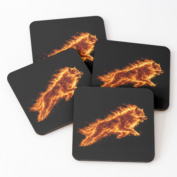 Item preview, Flaming Wolf designed and sold by CashCrow.