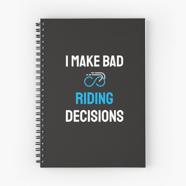 Item preview, I Make Bad Riding Decisions - Dad Cycling designed and sold by GreyTee.