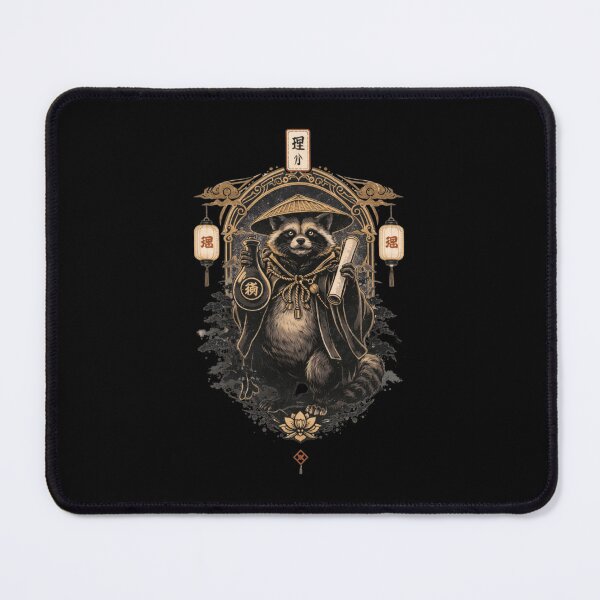 Item preview, Tanuki Trickster Totem Japanese Folklore Emblem Design designed and sold by OblivionRise.