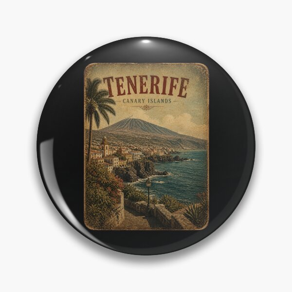 Item preview, Tenerife Canary Islands Vintage Travel designed and sold by MiraAmiStudio.