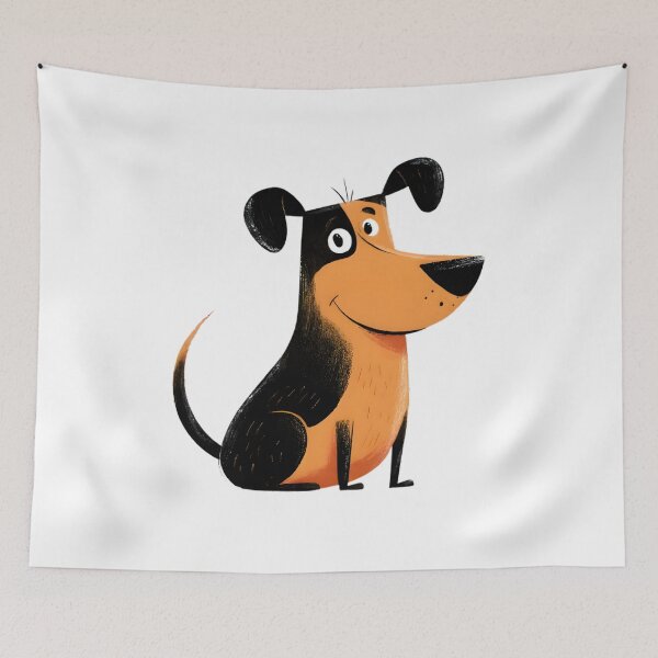 Item preview, Cute Happy Dog designed and sold by Retro Whimsy.