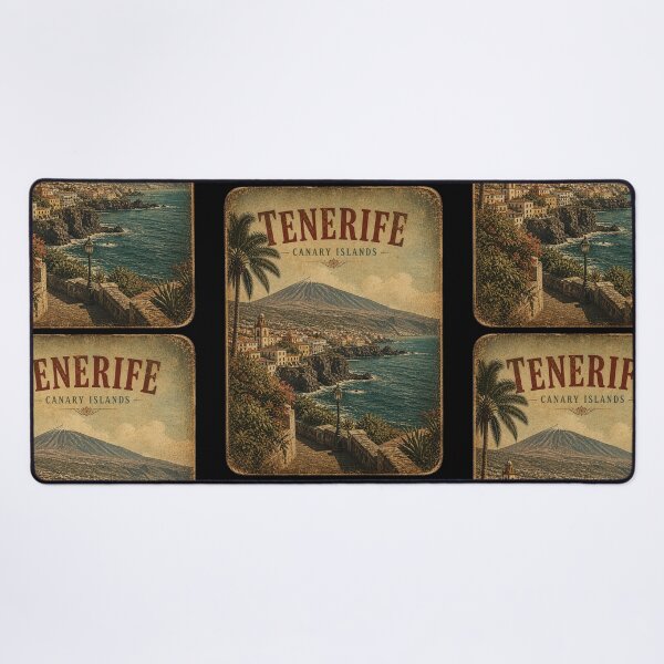 Item preview, Tenerife Canary Islands Vintage Travel designed and sold by MiraAmiStudio.
