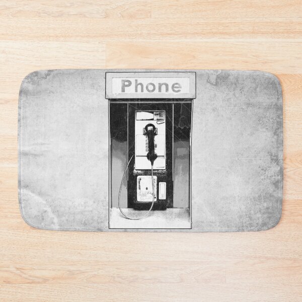 Item preview, Public Payphone Booth Dead Media Etched Illustration designed and sold by Ghoul Enterprises.