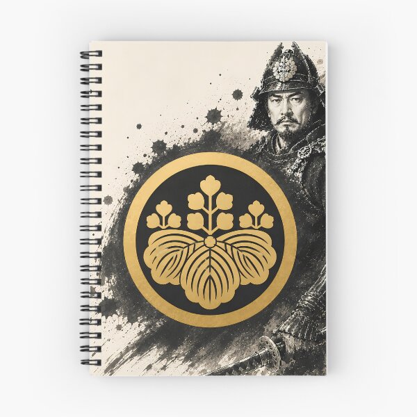Item preview, Toyotomi Hideyoshi Japanese Samurai Kamon Gold Family Crest Art designed and sold by Japan-Ink-Art.