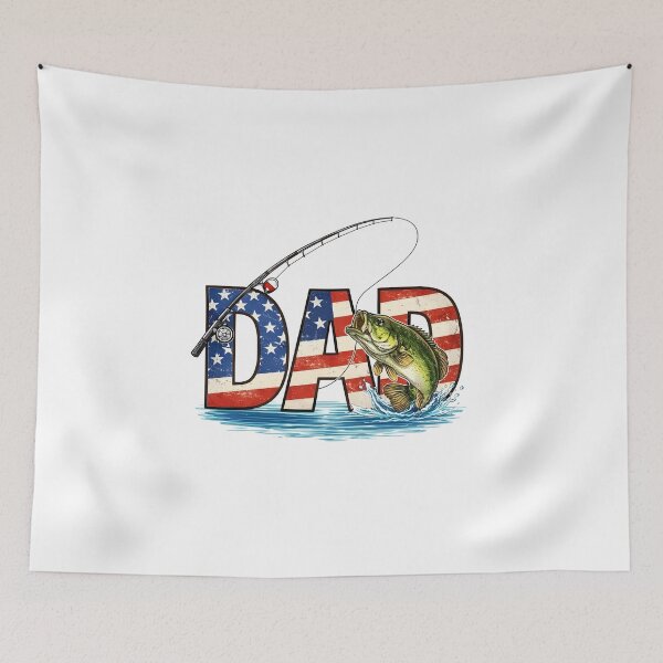 Item preview, American Flag Fishing Dad designed and sold by wingoo22.