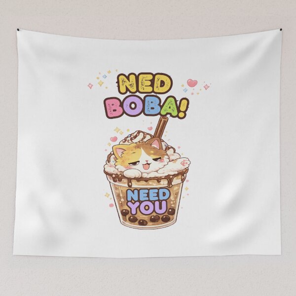 Item preview, Mochi Cozy Cat –  Need Boba Cute Cats designed and sold by Mochi Studio.