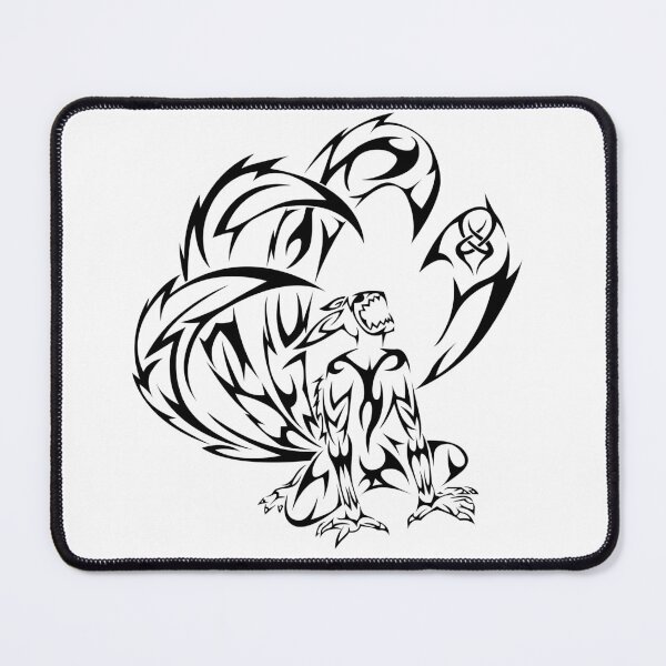 Item preview, 7 tailed fox, ornamental tribal designed and sold by Tribalgothss.