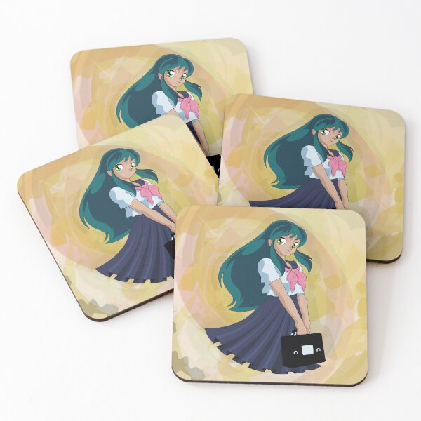 Item preview, Lum from Urusei Yatsura in School Uniform Retro Anime Style designed and sold by Keltoi-art.