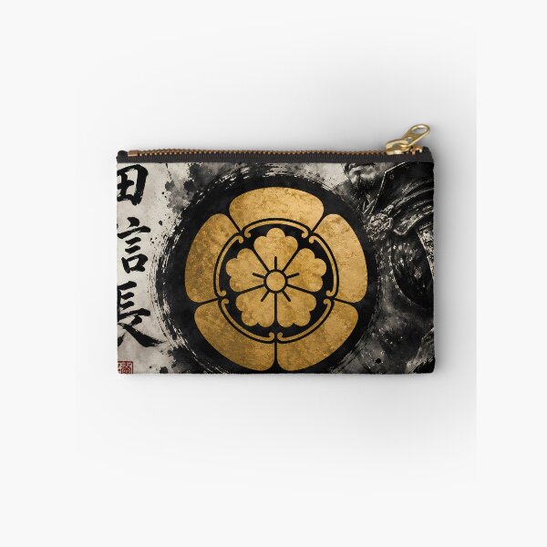 Item preview, Oda Nobunaga Japanese Samurai Kamon Gold Family Crest Art designed and sold by Japan-Ink-Art.