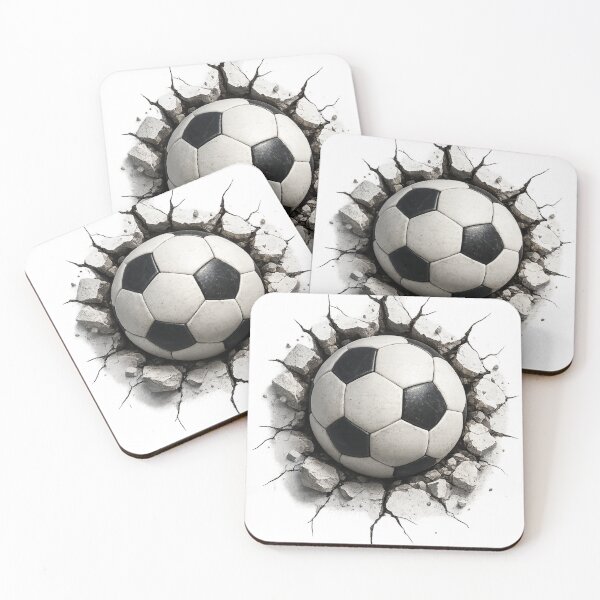 Item preview, Football Breaking Through Wall designed and sold by MKDSN.